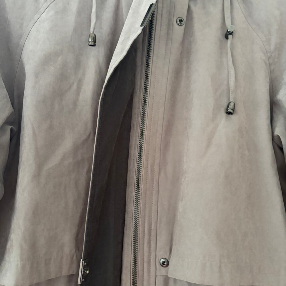 Liz Claiborne hooded utility anorak rain jacket Size L - Picture 6 of 12